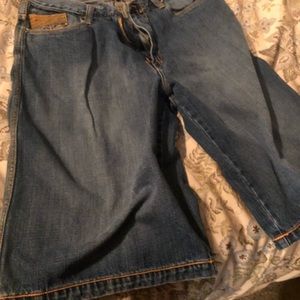 Enyce denim baggy shorts